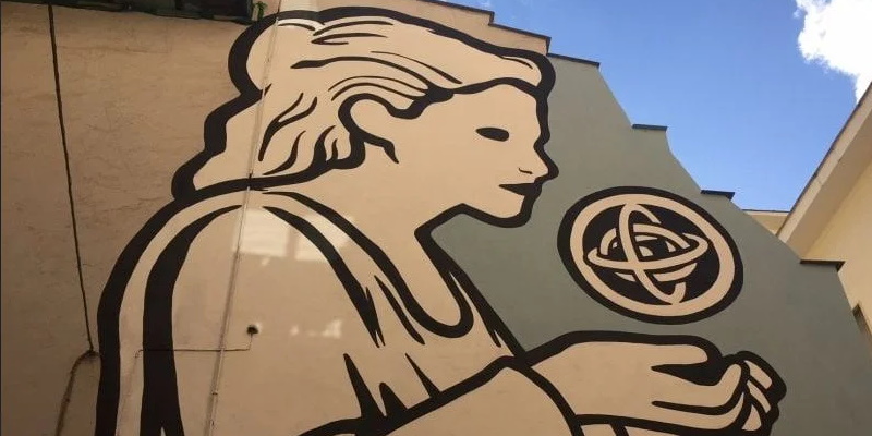 Ipazia - Napoli, Quartieri Spagnoli - street art - 2018