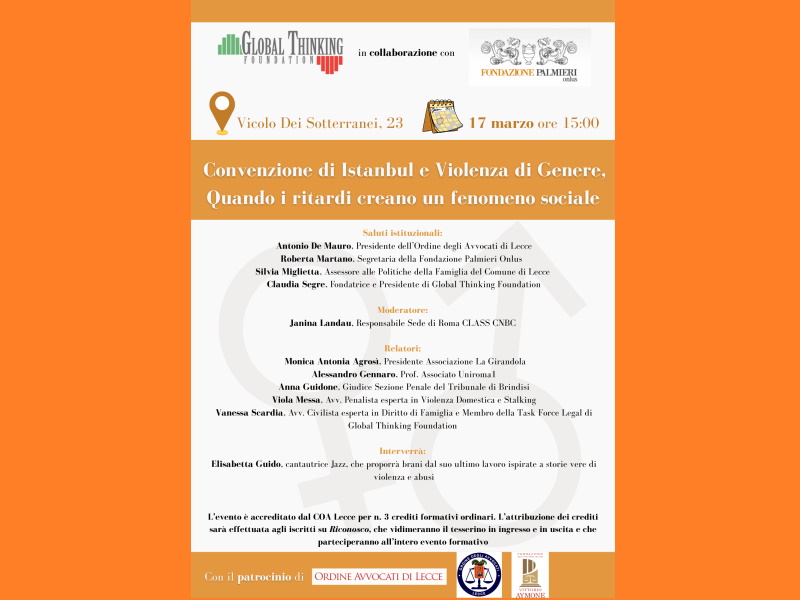 Global Thinking Foundation in Puglia