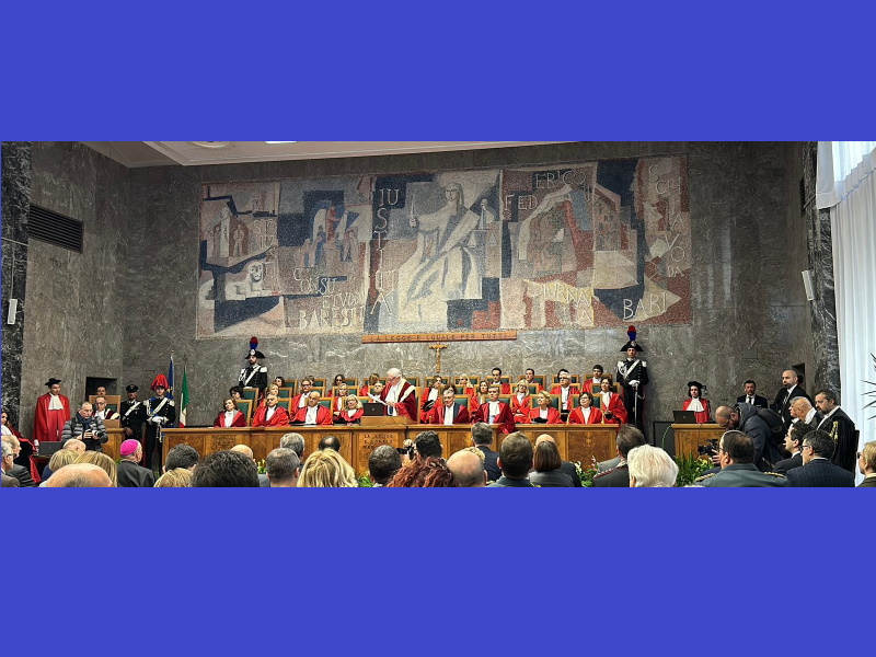 Assemblea dei Magistrati della Corte d’appello di Bari per l’inaugurazione dell’anno giudiziario 2024