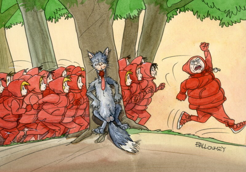 Pierre Ballouhey (Francia)-capuccetti rossi